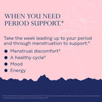 Solaray PMS & Menstrual her life STAGES - PMS Support Supplement for Women with Cramp Bark, Vitex Chasteberry - Made Without Hormones - 60-Day Guarantee - Vegan, Lab Verified - 24 Servings, 24 VegCaps