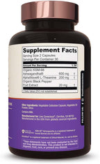 Live Conscious KSM-66 Ashwagandha Supplement w/L Theanine & AlphaWave - ZenWell Everyday Stress Relief, Cognitive, Brain Health - Ashwagandha for Men & Women - 60 Capsules (2-Pack)