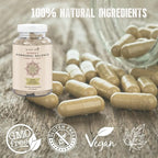 Hormone Balance for Women – Natural Female Energy & Mood Pills – Hot Flashes Menopause Relief Supplement with Vitex Chasteberry, Dong Quai, Maca Root Powder, Ginseng – 90 Veggie Capsules