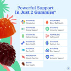 FIRST DAY Multivitamin for Women - Daily Womens Multivitamin Gummies - Vitamin A C D E B12, Magnesium, Zinc, Biotin – Vegan, Gluten Free Womens Vitamins - Hair Growth, Skin, Energy – 30 Day Supply