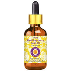 dève herbes Pure Red Raspberry Seed Oil (Rubus idaeus) with Glass Dropper Cold Pressed Oil for Skin - 10ml (0.33 oz) (0.33oz)