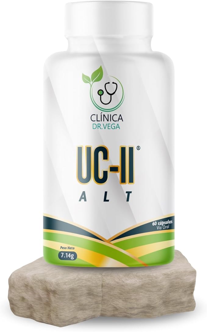 CLINICA DR. Vega | UC-II ALT | Type II Collagen + Boron Glycinate + Hyaluronic Acid | Daily Support for Mobility & Active Lifestyle | 60 Capsules