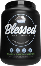 BLESSED Vegan Protein Powder - Plant Based Protein Powder Meal Replacement Protein Shake, 23g of Pea Protein Powder, Dairy Free, Gluten Free, Soy Free, No Sugar Added, 30 Servings (Cookies & Cream)