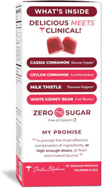 Dr. Stephanie’s SugarDown Gummies – 2 Pack - Ceylon & Cassia Cinnamon Supplement