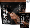 Protein + Collagen Powder | 23g Protein (Grass-Fed Whey + Collagen) | 3.7g BCAAs | Supports Muscle & Joint Health | Gluten & Soy Free | No Artificial Ingredients | 15 Sachets - Chocolate