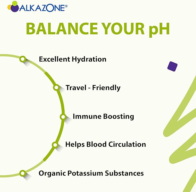Alkazone Balance Your pH, Antioxidants Alkaline Mineral Drops, Single 1.25 Oz Pack, Portable, Yields 10 Gallons of alkaline, antioxidant Water, Unflavored, pH Balance, Hydration