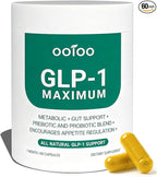 ooioo GLP-1 Weight Loss Supplement with Berberine, Ceylon Cinnamon & Probiotic Blend for Appetite, GLP-1 Activate, Metabolism & Gut, Vegan, Non-GMO, Halal Capsules for Men & Women