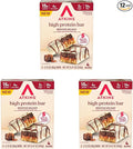 New Atkins High Protein Bars, Brownie Delight Flavor, 15g of Protein, 4g Net Carbs, 4 Count* (Pack of 3)