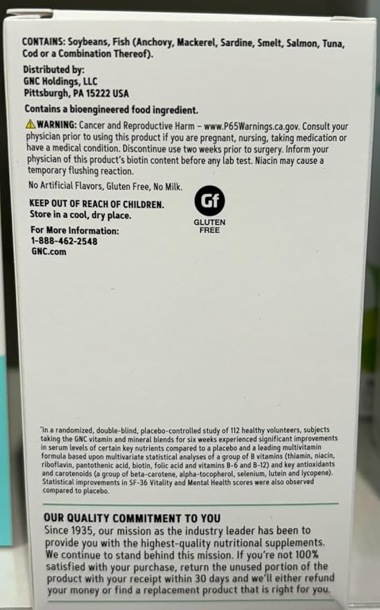 GNC Women's Multivitamin 50 Plus, Supports Bone, Eye, Memory, Brain and Skin Health with Vitamin D, Calcium and B12, Helps Increase Energy Production, 60 Caplets
