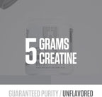 RYSE Creatine Monohydrate Powder - Unflavored - Supports Men & Women Lean Muscle Growth, Strength, Power, and Endurance - Helps Reduce Fatigue and Improve Workout Recovery - 100 Servings.