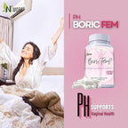 N'More Boric Acid Vaginal Suppositories- 100% Pure - Made in USA- Boricfem Vaginal Health Supplement- 30 Servings (Pack of 1)