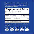Nanoceutical Solutions Nano Liquid Resveratrol Trans Resveratrol Supplement for Brain & Heart Health | Ultra-Efficient Absorption, Up to 8 Times Higher Than Resveratrol Capsules | 30 Servings
