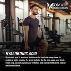 Hyaluronic Acid Supplement, Natural Skin Hydration, Advanced Joint Support and Mobility Booster, Type II Hydrolyzed Collagen, Turmeric, Glucosamine, Chondroitin, 30Caplets