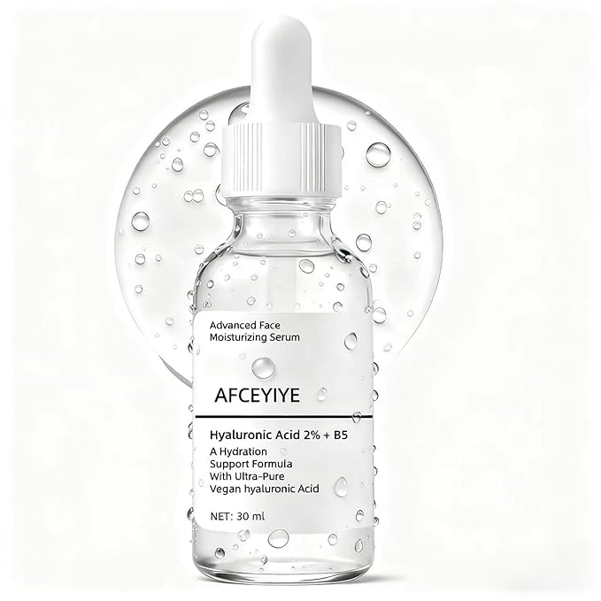 Hyaluronic Acid 2% + Vitamin B5 Face Serum, Moisturizing, Repairing Skin, Anti-aging, Soothing Dry Skin, Enhancing Skin Elasticity, Feminine Plump & Smooth Skin Facial Care Serum