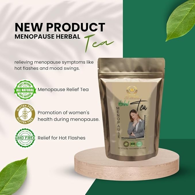 MENOPAUSE HERBAL TEA -, menopause relief, black cohosh supplements women, ginkgo biloba tea leaves, licorice root, Menopause Tea for Cooling, red clover, Eleuthero Root Menopause Tea Energy Boost