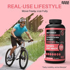mastermedi Glucosamine Chondroitin MSM Collagen Capsules – 2300mg Joint Support Formula – with Turmeric, Boswellia, Hyaluronic Acid – Mobility & Flexibility Support – 120 Capsules, 30-Day Supply