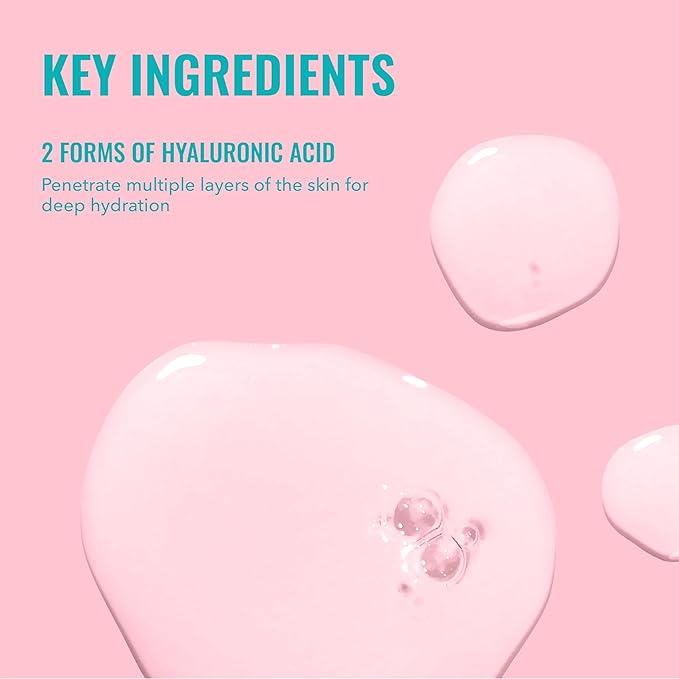 Good Molecules Hyaluronic Acid Serum Pack 3 – 75 ml / 2.5 fl oz Each | Lightweight Facial Serum with 1% Hyaluronic Acid for Hydration