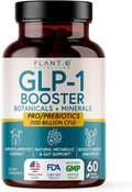PLANT.O NUTRITION GLP-1 Supplement All in One Appetite Control Metabolic & Gut Support for Men and Women with Pre & Probiotics, Berberine, Cinnamon & Botanicals | 1 Billion CFU – 60 Veggie Capsules