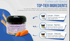 Unlimited Edition Calcium - 3 Flavors in 1 Jar, for Strong Shells, Healthy Molts, 100% Natural, Does Not Dissolve in Water, Fast Sinking for Shrimp, Snails & More! Biologist Made in USA