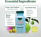 Semaine Peri/Meno Essentials - 60 Count Vegan Capsules - Clinically Studied to Ease Hot Flashes, Support Mood, Restore Hormone Balance - Non-GMO, Hormone-Free, Soy-Free