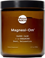 Moon Juice Magnesi-Om Magnesium Powder Supplement - Chelated Magnesium Complex + L-Theanine Blend for Rest, Relaxation & Regularity - Vegan, Non-GMO & No Sugar, Unflavored, 3.9 oz, 30 Sevings