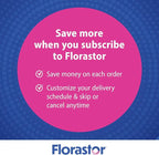 Florastor Probiotics for Women, Digest and De-Stress, Probiotics for Digestive Health, Vaginal Probiotic, and L-Theanine for Mind and Body Wellness, 30 Capsules