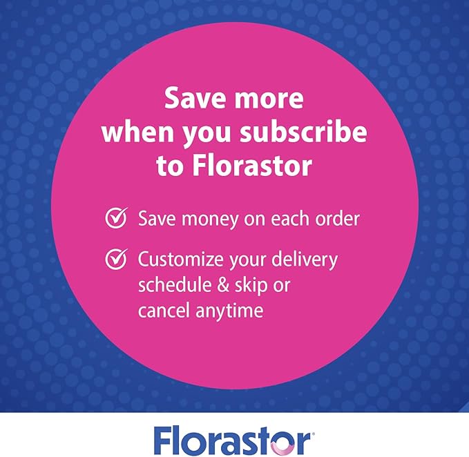 Florastor Probiotics for Women, Digest and De-Stress, Probiotics for Digestive Health, Vaginal Probiotic, and L-Theanine for Mind and Body Wellness, 30 Capsules