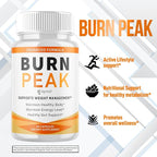 (3 Pack) Burn Peak Capsules, Official Burnpeak Pink Salt Pills with All Natural Ingredients, Advanced BurnPeak Health Supplement with Premium Vitamins for Active Lifestyle Support (180 Capsules)