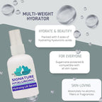 Signature 100% Pure Hyaluronic Acid Wrinkle Serum - Best for Fine Lines, Dull Skin, Quick Hydration - No Alcohol, Parabens, or Fillers - Made in USA