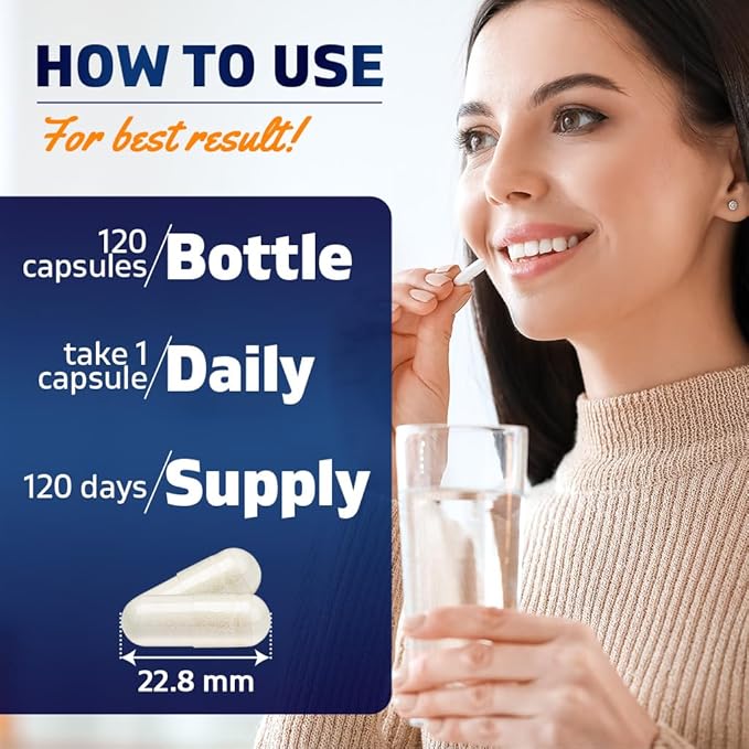 Vitamatic 2 Pack Hyaluronic Acid Supplements 200mg - Supports Healthy Connective Tissue and Joints - Promote Youthful Healthy Skin - Total 240 Capsules