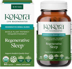 Regenerative Sleep - Regenerative Organic Certified - Supports Restful, Quality Sleep, Relaxation* - Adaptogen Blend w/Lemon Balm & Passionflower - Vegan & Non-GMO - 60 Capsules - 30 Servings
