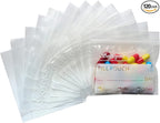 Serfeymi Pill Bags for Travel Pill Pouch Organizer Pack of 120 BPA Free 3 x 2.75 inch Reusable Pill Pouches for Medicine with Write on Label & Zipper Seal Waterproof AM PM Pill Baggies for Supplements