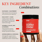 Freshly Moms Ayurvedic Fertility Supplements for Women | Support Ovulation | Conception for Women | Egg Quality | Maca Root, Vitex, & Vitamins | Vegan | 90 Capsules - OSH Wellness