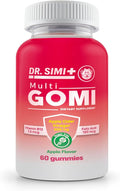 Dr. Simi Sugar-Free Apple Cider Vinegar Gummies | 500 mg ACV + Vitamin B12 & Folic Acid | Metabolism, Digestion & Clean Energy Support | Crisp Apple Flavor