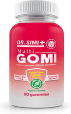 Dr. Simi Sugar-Free Apple Cider Vinegar Gummies | 500 mg ACV + Vitamin B12 & Folic Acid | Metabolism, Digestion & Clean Energy Support | Crisp Apple Flavor