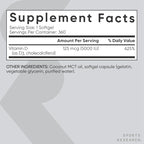Sports Research® Vitamin D3 w/Coconut MCT Oil - High Potency Vitamin D3 5000iu (125mcg) Supplement for Immune & Bone Support - Seed Oil Free - Non-GMO - Gluten Free (360 Liquid Softgels)
