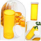 FOMIYES 20pcs Small Travel Pill Organizer for Medication Vitamins and Supplements Durable Plastic Case for Home Office and Travel Storage
