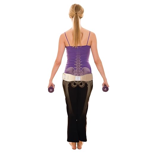 OPTP SI-LOC, SI Joint Belt for Women, Sacroiliac Belt, Lower Back Support Belts for Men, Low Back & Pelvic Pain Relief - Small/Medium