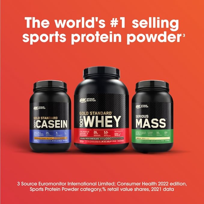 Optimum Nutrition Serious Mass, Weight Gainer Protein Powder, Mass Gainer, Vitamin C and Zinc for Immune Support, Creatine, Banana, 12 Pound (Packaging May Vary)