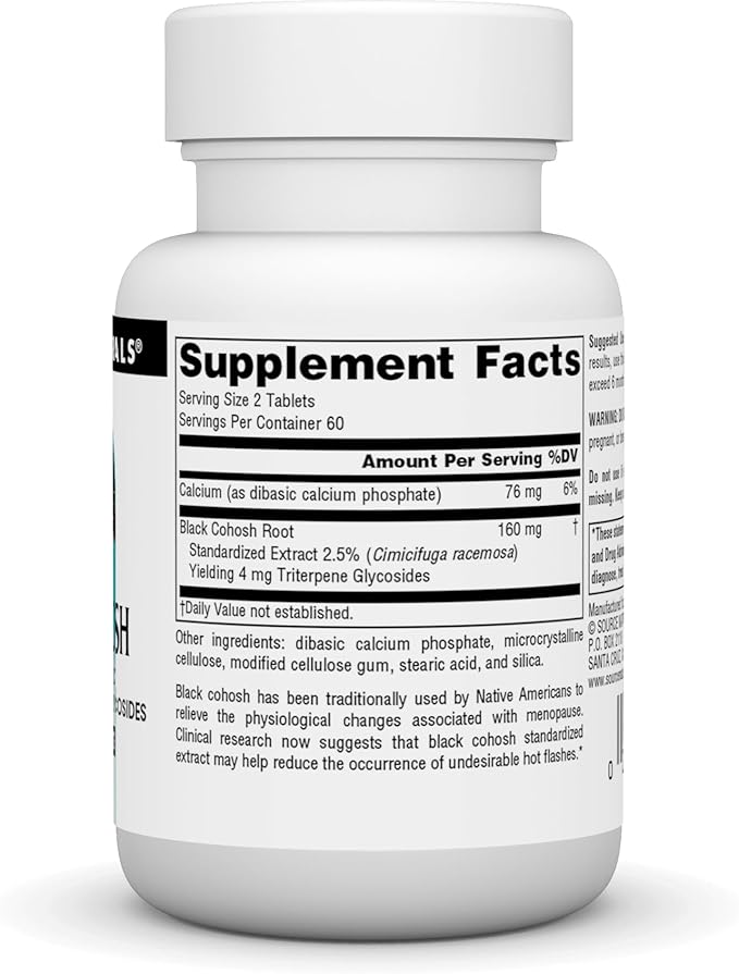 Source Naturals Black Cohosh Extract, 120 Tablets