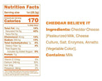 Moon Cheese Cheddar Believe It, 2 Ounce, 3-Pack, Crunchy, Protein-Rich Cheese Snack, Keto Friendly, 100% Real Cheese
