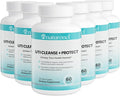 UTI Cleanse + Protect (6 Pack) Urinary Tract Support with D-Mannose, Cranberry, Hibiscus & Dandelion | Advanced Formula, Dietary Supplement - Non-GMO, Made in USA, GMP Certified