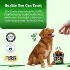 Dog Joint Supplement Chews with Glucosamine & MSM & Omega 3–Joint Support for Senior & Large Breed Dogs, Alternative for Longevity & Healthy Aging, Mobility Treatment & Flexibility with CoQ10-120 Ct