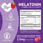 PUREFINITY Melatonin Gummies 5mg for Kids – Each Delicious Gummy is 2.5mg (2 Per Serving) for Easily Customizing Your Night, Gluten Free, Non-GMO, Vegan, 120 Count (Pack of 2)