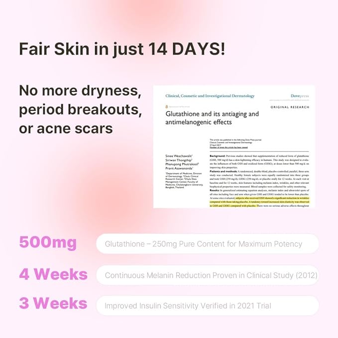 NE:AR Glow Boost Drink – 250mg Pure Glutathione + 500mg Vitamin C – Sugar-Free Beauty Powder for Skin Brightening & Hydration – Refreshing Flat Peach Flavor – Made in Korea