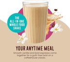 FlavCity All in One Protein Shake Powder, Vanilla Latte - 60mg Caffeine + Collagen Peptides, Reishi & Cordyceps - Focus, Skin, Hair & Joint Support - 100% Grass Fed Whey, 20 Servings
