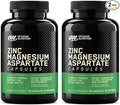 Optimum Nutrition Muscle Recovery and Endurance Supplement for Men and Women,Zinc-and Magnesium Supplement,180 Count (Pack of 2)