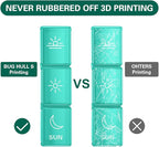 BUG HULL Weekly Pill Organizer 3X a Day, Daily 7 Day Medicine Pill Organizer 3 Times a Day, Travel Pill Case Container for Vitamins, Supplements