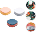 Portable Pill Organizer 3pcs Silicone Sealed Vitamin Container Mini Travel Medicine Case for Outdoor Use, Compact Medicine Storage Box for Daily Pills and Supplements