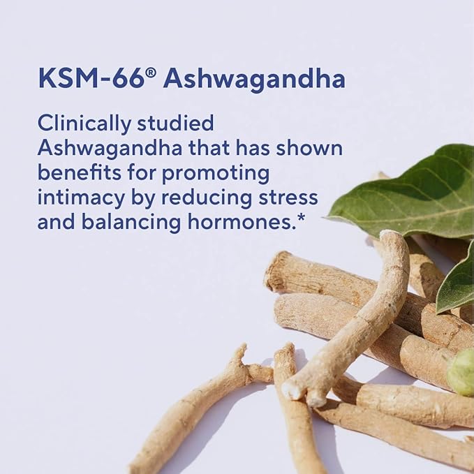 Premium Vaginal Moisture Support Capsules - Vaginal Moisture & Mood, Sexual Function, & Relaxation, Vaginal Dryness, Feminine Wellness & Intimacy, KSM 66 Ashwagandha, Slippery Elm & Maca - 60 Capsules
